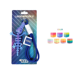 3D Printed keychain lizard 25cm