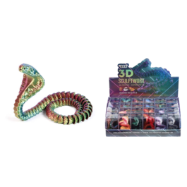 3D Printed 25cm - Cobra Snake