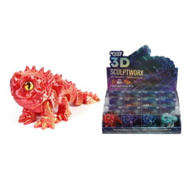 3D Printed fat lizard 14cm