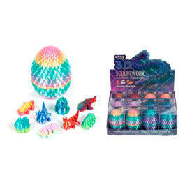 3D Printed 9cm with 8pcs - Egg