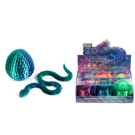 3D Printed 10cm Snake Egg