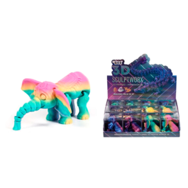 3D Printed 15cm Elephant