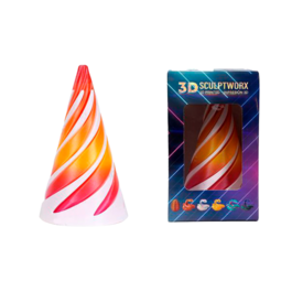 3D Printed 20cm volcanic cone