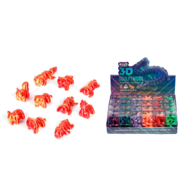 3D Printed with 10pcs Animals