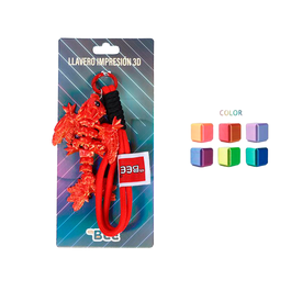 3D Printed keychain dragon 25cm