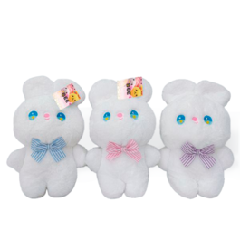 BEE Plush Rabbit with Shiny Bow Tie 3Mod 20-25cm