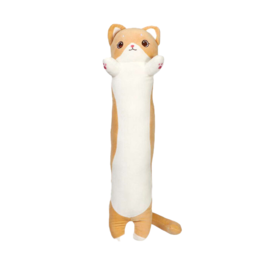 BEE Plush Brown Cat Big Eyes 70cm