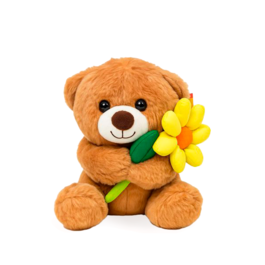 BEE Plush flower bear 23cm