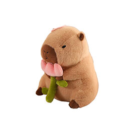 BEE Plush Capybara flower 20Cm
