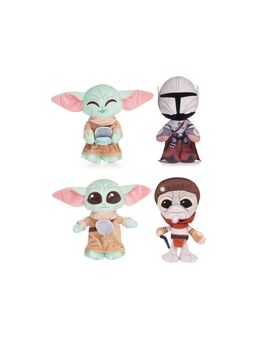 Grogu and Mandalorian 30cm 4 Asst Only For Amusement (End of May)