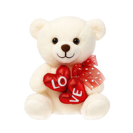 Teddy Bear with Hearts and Bow 20 CM