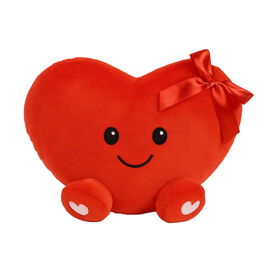 Premium heart red ribbon 15cm