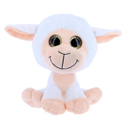 Crystal Eye Sitting Sheep 18cm