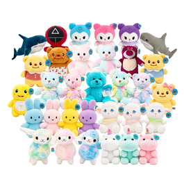 Lote T100 of Generic Plush Toys 22-25cm 30 Mod Assortment