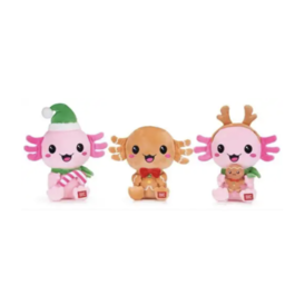Kawaii Kuties Plush Axolotl Christmas 3 surtidos 24cm