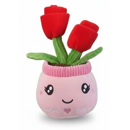 POTTED PLANT WITH ROSE 30CM