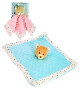 Baby DouDou - Blue and Pink Bear Rattle 27cm 2Mod