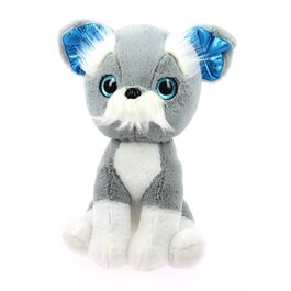 PERRO SCHNAUZER 43CM OJOS  CRISTAL