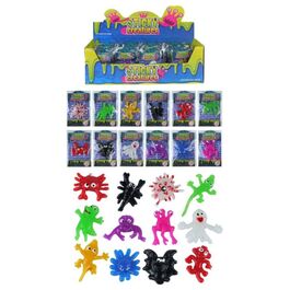 Sticky creatures 5-6cm 12 assorted models