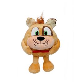 Round Brown Dog 15cm