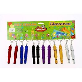 Aluminum Whistle Keychain
