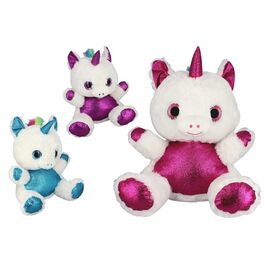 Unicorn Sit Brilli 3 Colors 18cm