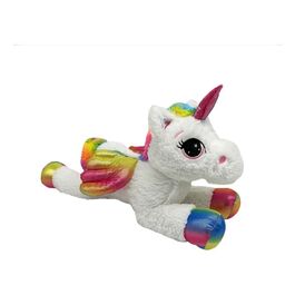 Multicoloured Unicorn Lying 55 CM