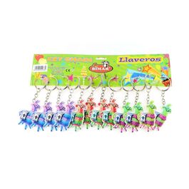 Plastic Flame Keyring