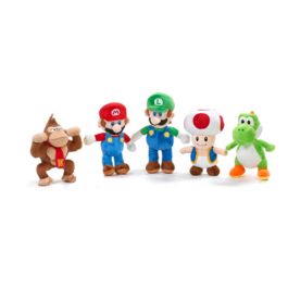 Super Mario Bros Nintendo 5 MD Assort Size 1.5 22cm