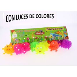 Light Spike Ball Keyring