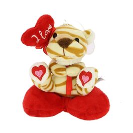 Clear Tiger Balloon + Heart 12CM