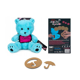 Squid Game Teddy Bear 25cm Backing Card
