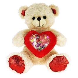 Glitter Heart Bear 42CM