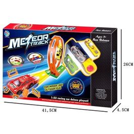 Three Car Metero Track Racing Track