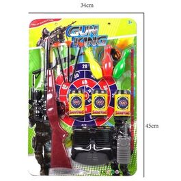 Shotgun with Dartboard and Skittles