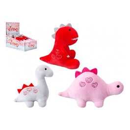 OH SO SOFT LOVE DINOSAUR 13CM 3 ASSORTED