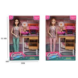 Doll with Baby and Table