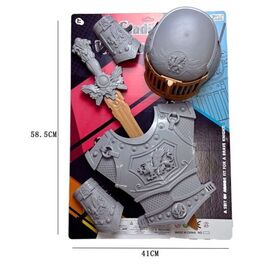 Sword with Breastplate and Helmet Set