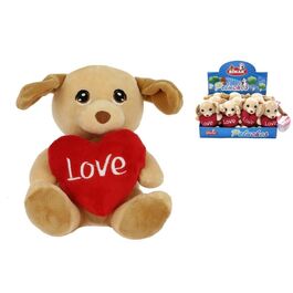 Display Dog with Heart 16CM