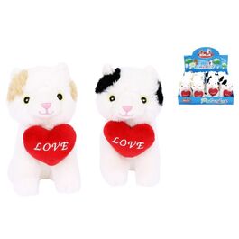 Display Cat with Heart 16CM
